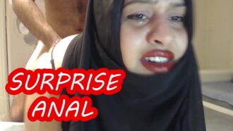 Anal Surpreendente Dolorido Com Mulher Hijab Casada!